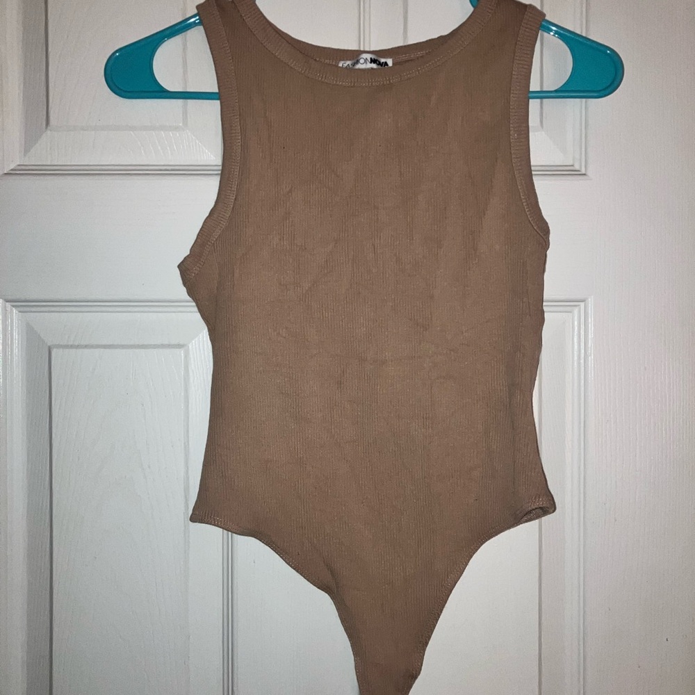 Women Tan bodysuit